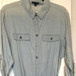 NWT-Light weight denim jean dress 2X